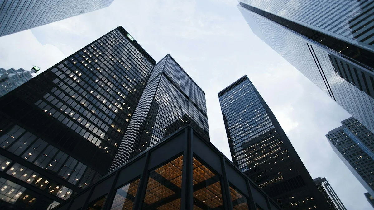 Corporate skyscraper and modern executive boardroom representing Canadian multi-generational family estate planning